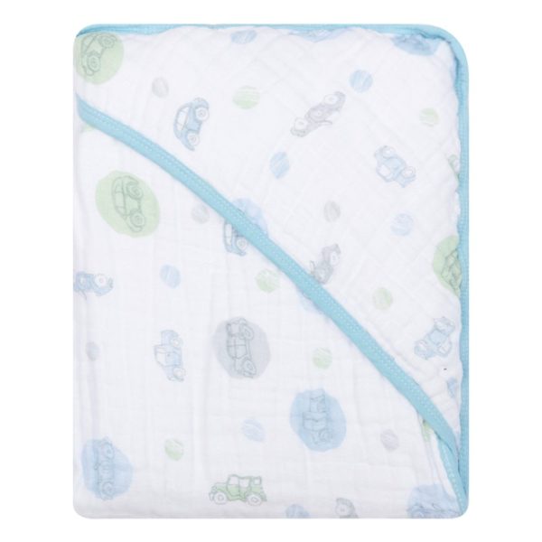 Toalha De Banho Soft Com Capuz Estampada - Corrida De Carros