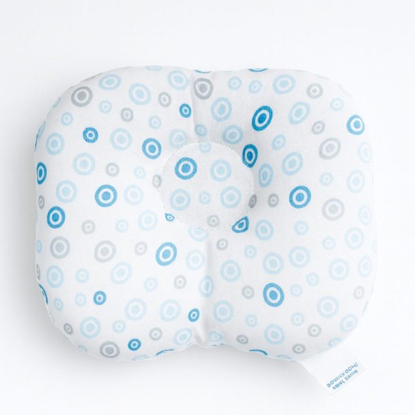 Travesseiro Estampado Anatômico Papi Círculos Azul