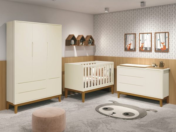 Jogo de Quarto Classic Infantil Reller - Areia Fosco