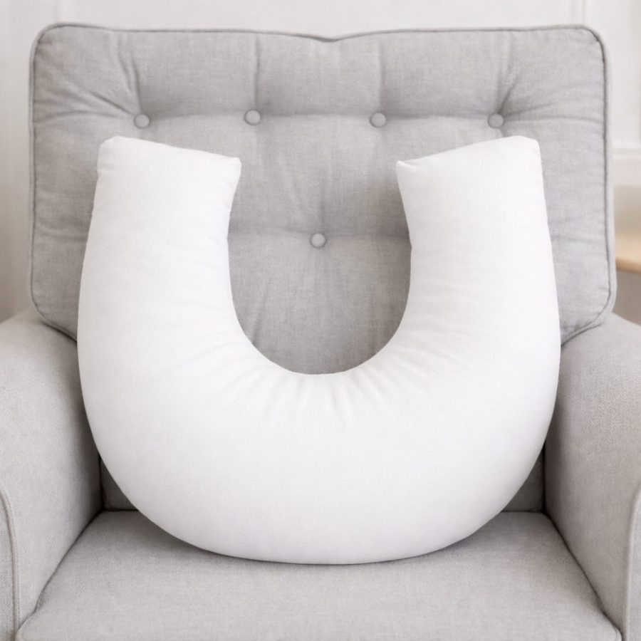 Almofada de Amamentação Hug Suedine - Branco