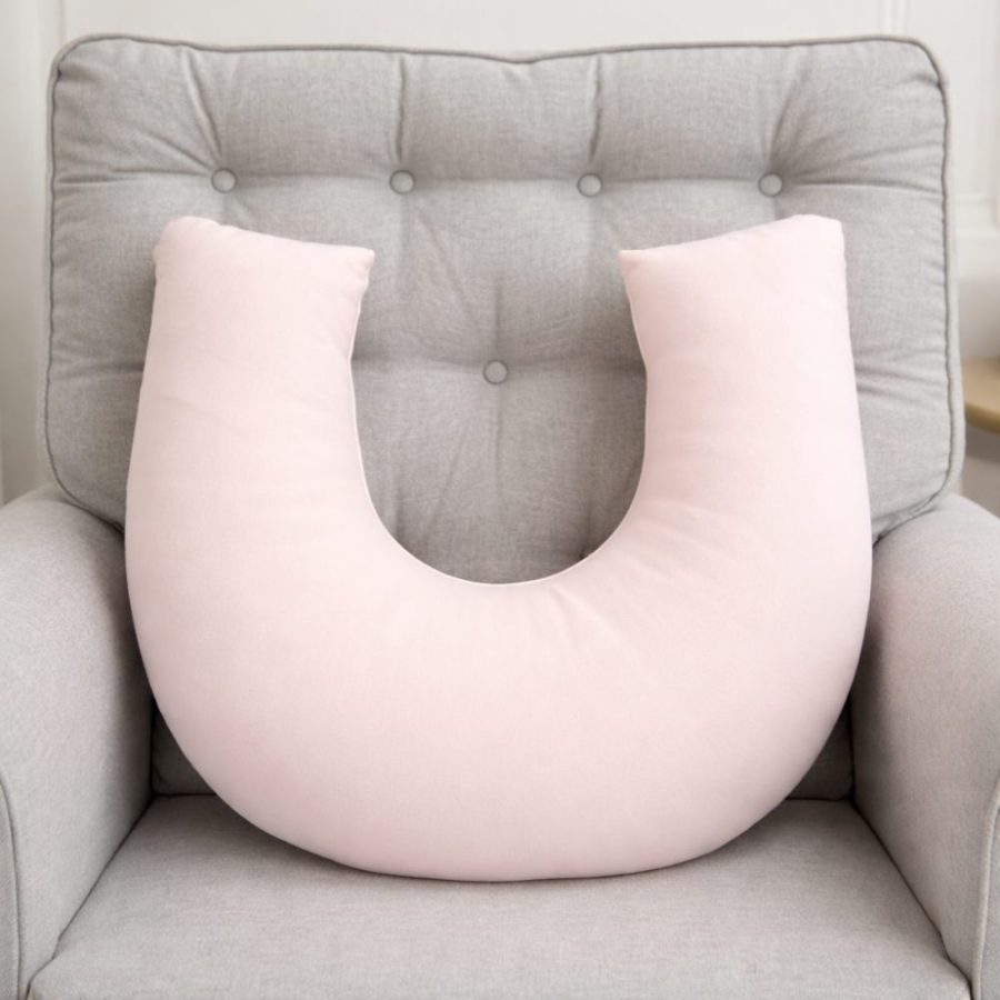 Almofada de Amamentação Hug Suedine - Rosa