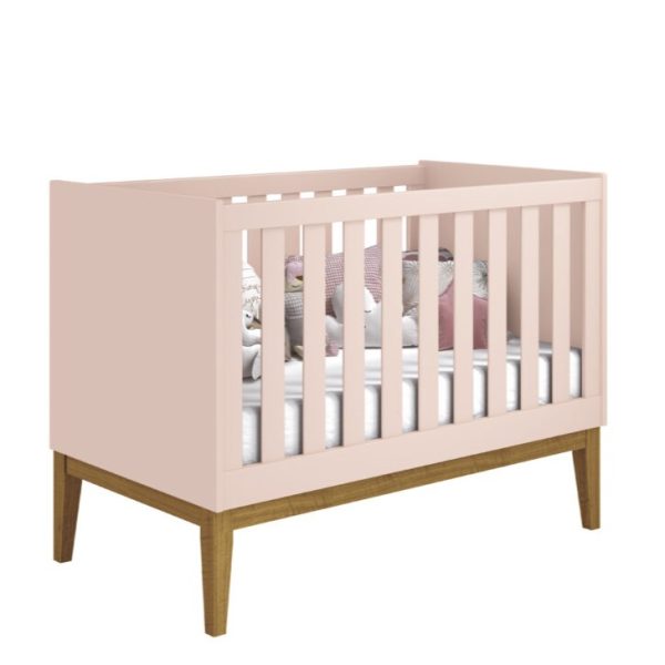 Berço Noah Classic - Rosa Fosco