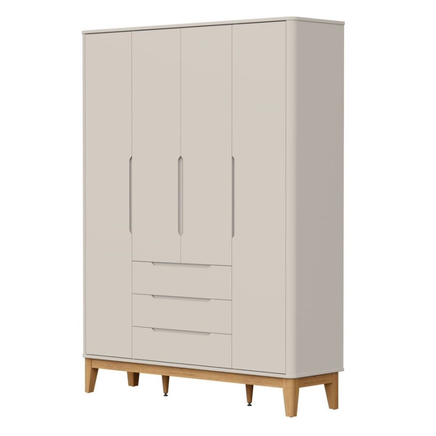 Boom 4P Roupeiro Classic Areia