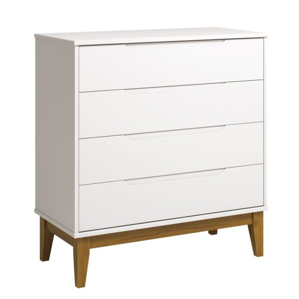 Cômoda Elfe Classic Gaveteiro Reller - Branco Fosco