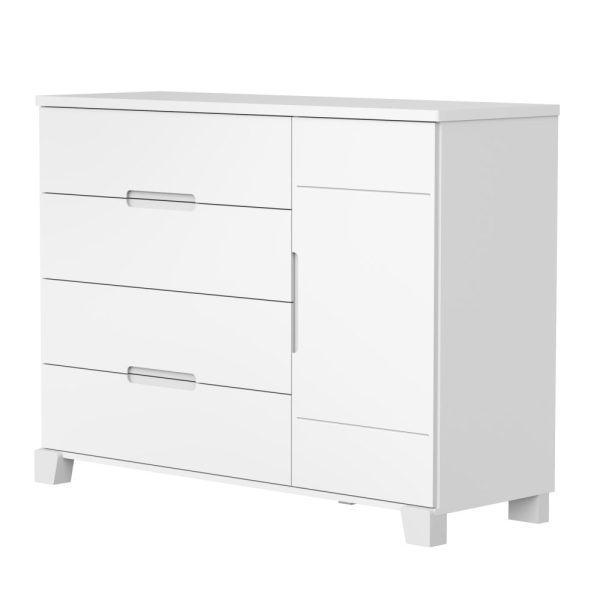 Cômoda Sapareira Luna Reller - Branco Fosco