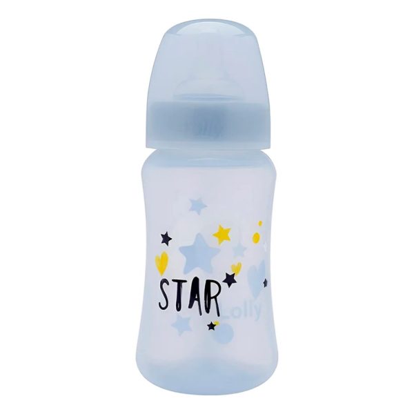 Mamadeira Star Lolly Brilha No Escuro 330ml Azul