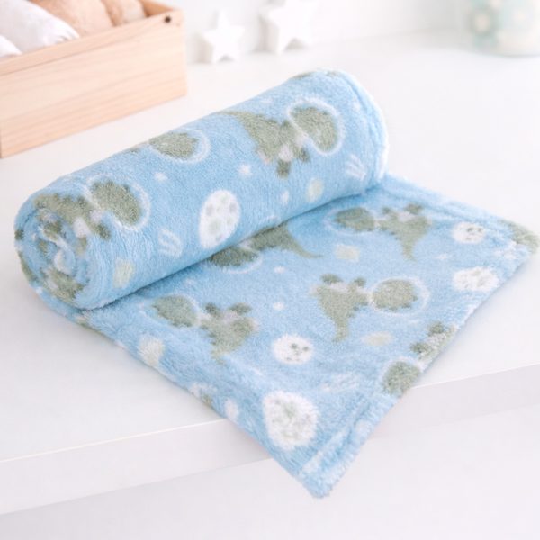 Manta Bebê Dino Galáxia 70cm x 1,0m - Bene Casa