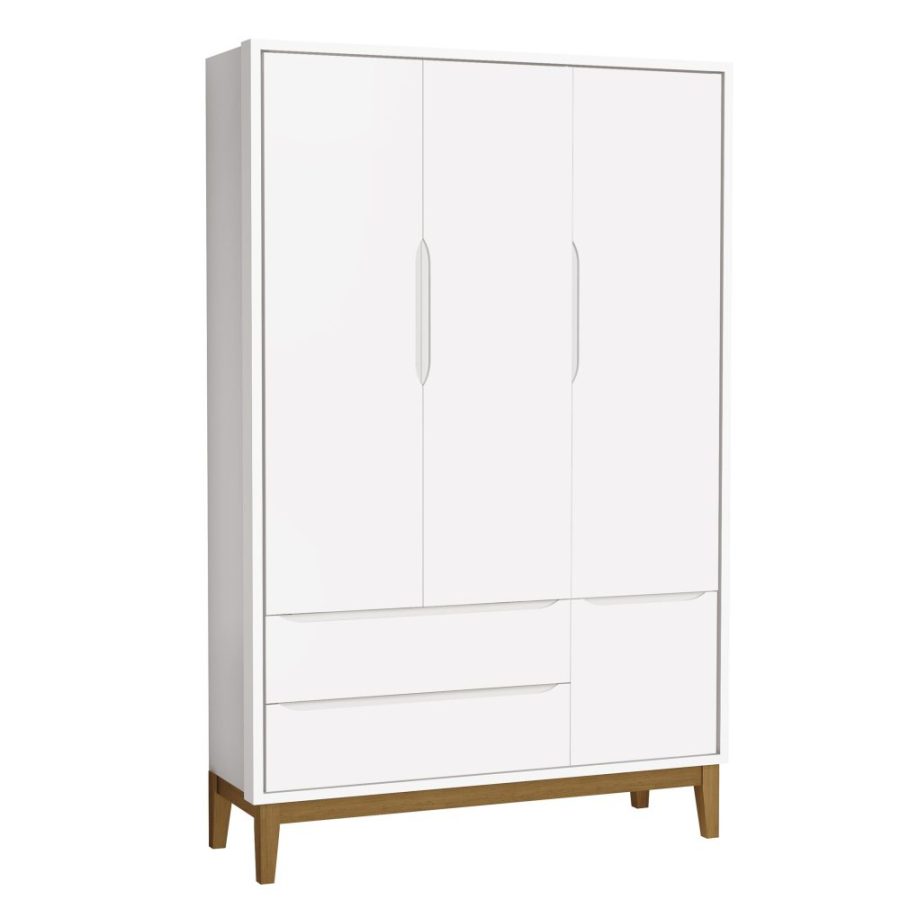 ROUPEIRO CLASSIC 3P- BCO MADEIRA