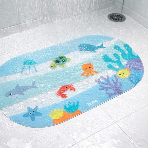 Tapete Antiderrapante de Banho Buba Fundo do Mar
