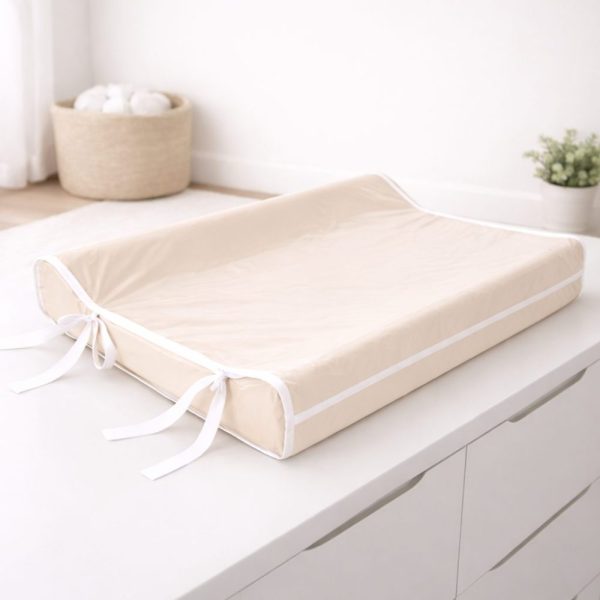 Trocador Anatômico Hug Bege com Zíper e Capa Plástica