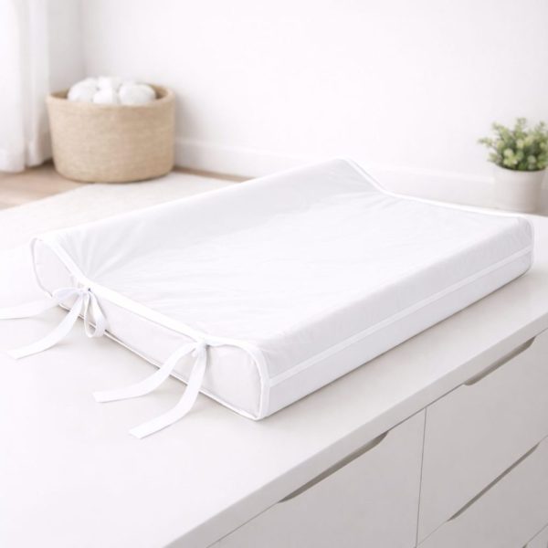 Trocador Anatômico Hug Branco com Zíper e Capa Plástica