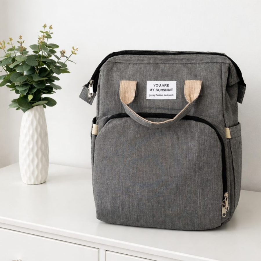 mochila bolsa maternidade com berço portátil trocador multifuncional funcional bene casa