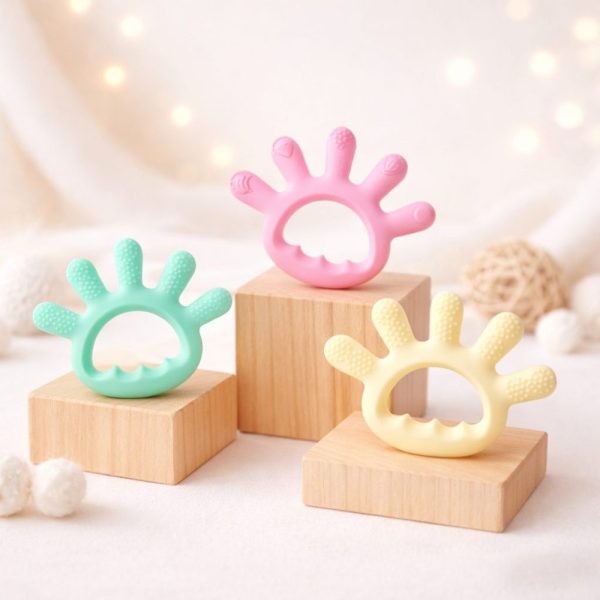 Mordedor Dedinho Bebê em Silicone