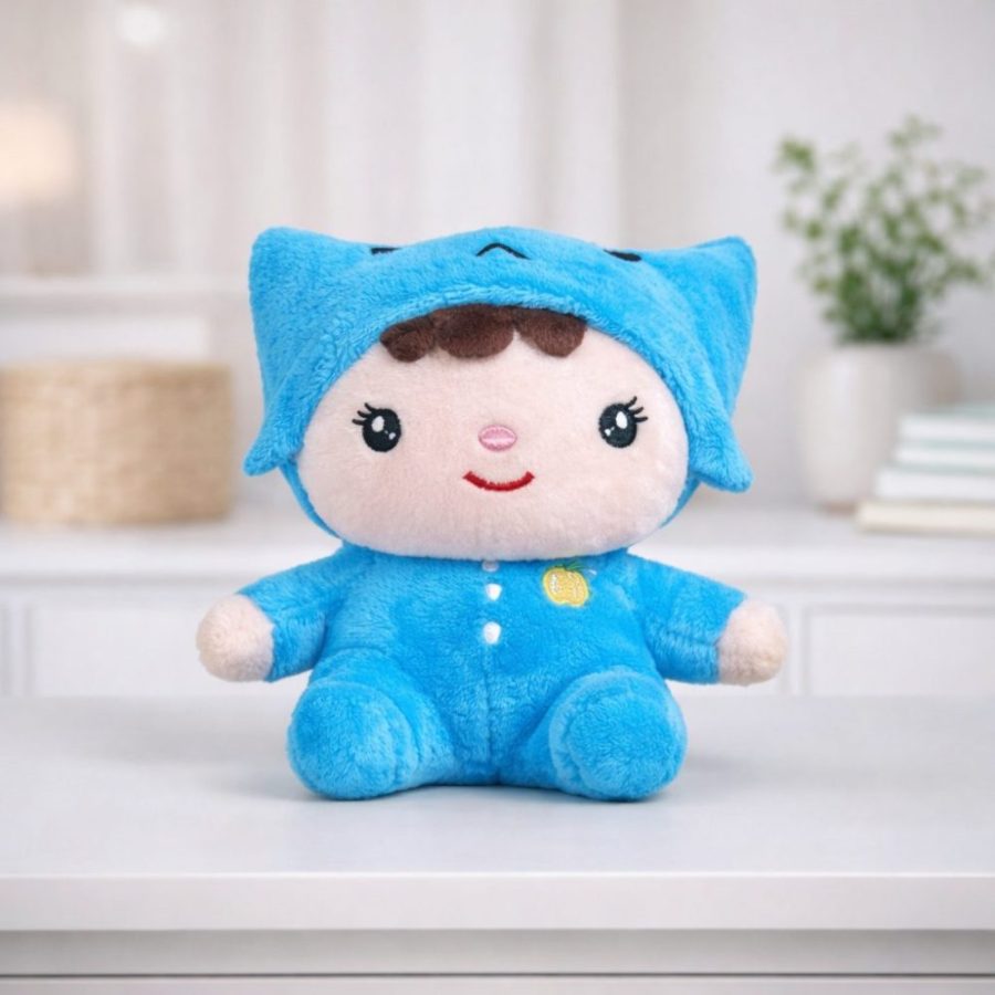 pelúcia bebê menino azul decoração amiguinho do bebê