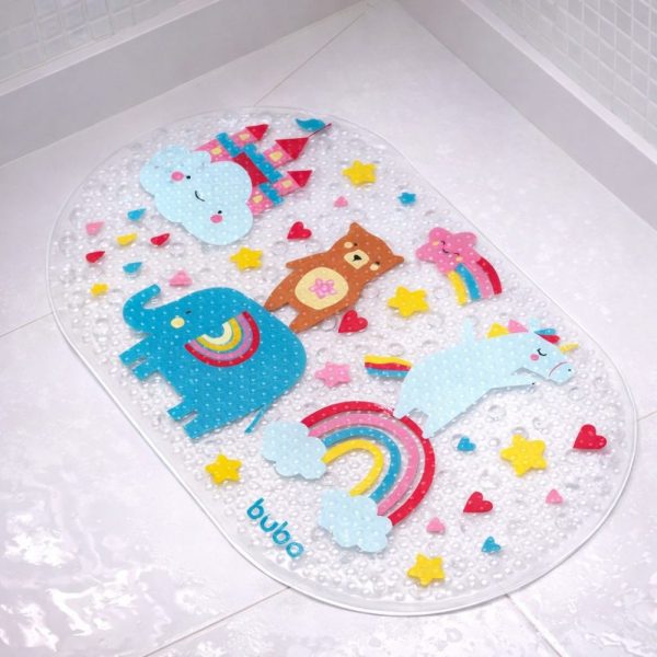 Tapete Antiderrapante de Banho Buba Arco-Íris