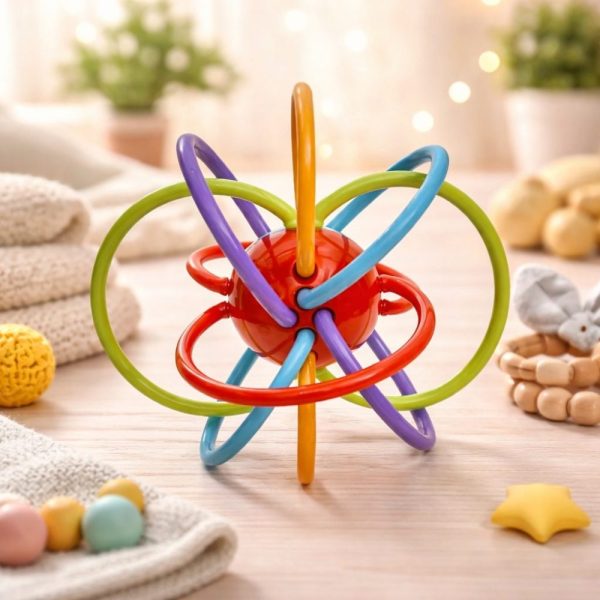 Brinquedo Sensorial com Chocalho - Bola Buba Ball