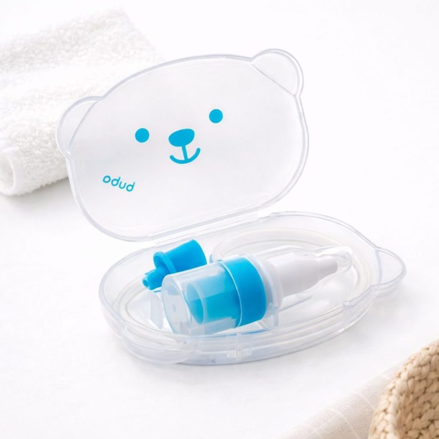 Aspirador Nasal de Sucção com Estojo - Ursinho