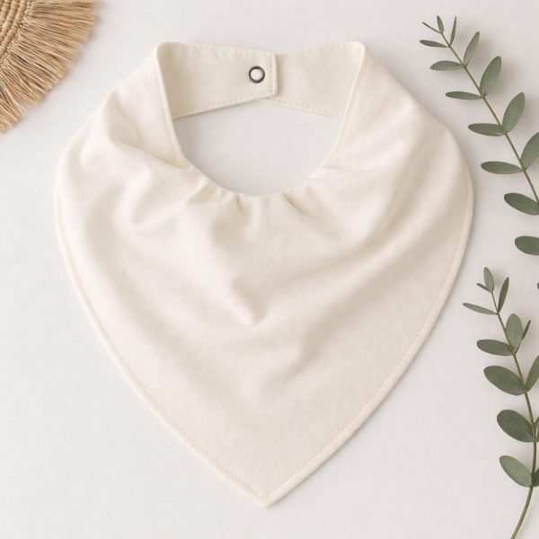 Bandana Impermeável para Bebê - Off White