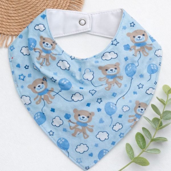 Bandana Impermeável para Bebê - Urso Balão