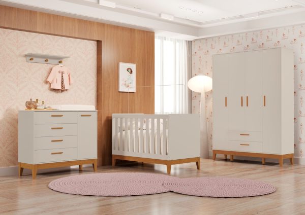 Jogo de Quarto Flip Infantil Reller - Areia Fosco