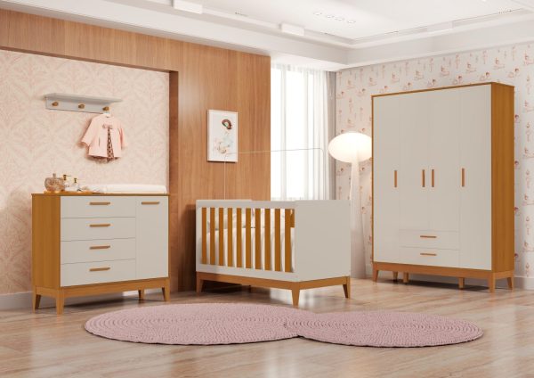 Jogo de Quarto Flip Infantil Reller - Areia Fosco Com Savana