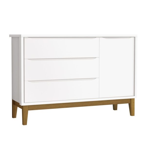 Cômoda Sapateira Classic Reller - Branco Fosco