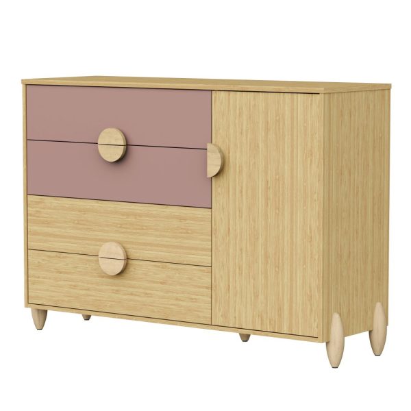 Cômoda Sapateira Gracia Reller - Rosê Naturale