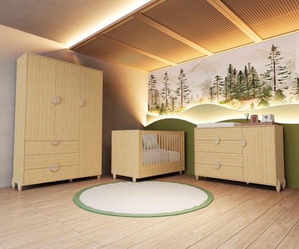 Jogo de Quarto Gracia Infantil Reller - Naturale