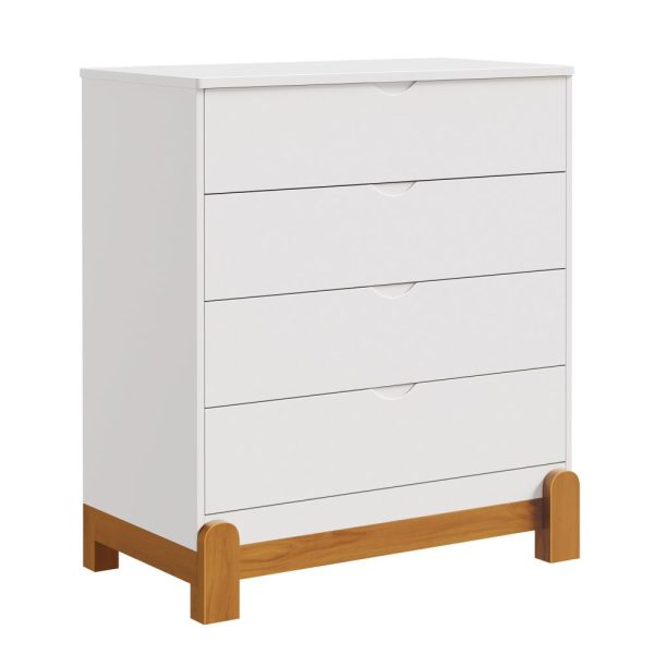 Cômoda Gaveteiro Lotus Reller - Branco Fosco