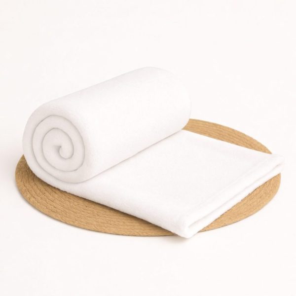 Manta Bebê Microfibra - Branco