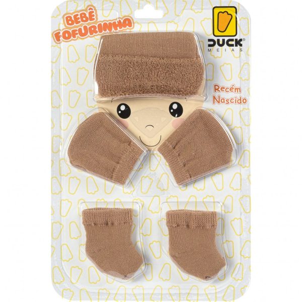 Kit Maternidade Fofurinha Recém Nascido - Marrom
