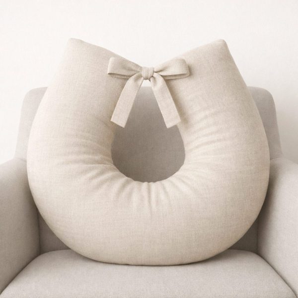 Almofada de Amamentação Dupla Face Linho