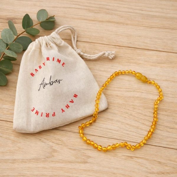 Colar Âmbar Báltico para Bebê Original 32cm