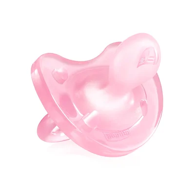 Chupeta Chicco Silicone Ortodôntica Rosa 6 -12 meses
