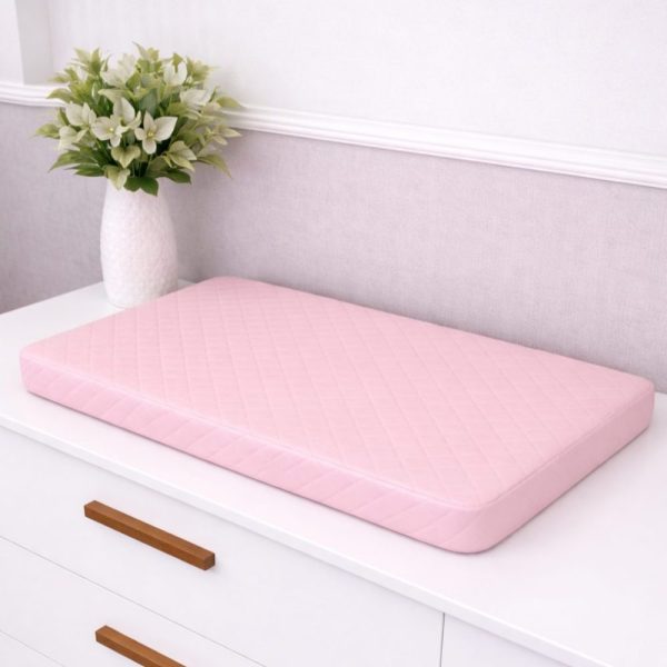 Trocador de Cômoda Capa Impermeável para Bebê - Rosa