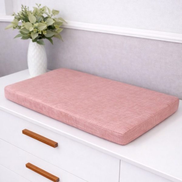 Trocador de Cômoda Capa Impermeável para Bebê - Rose Linho