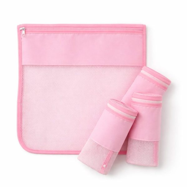 Saquinho Organizador Maternidade 4 Peças - Rosa