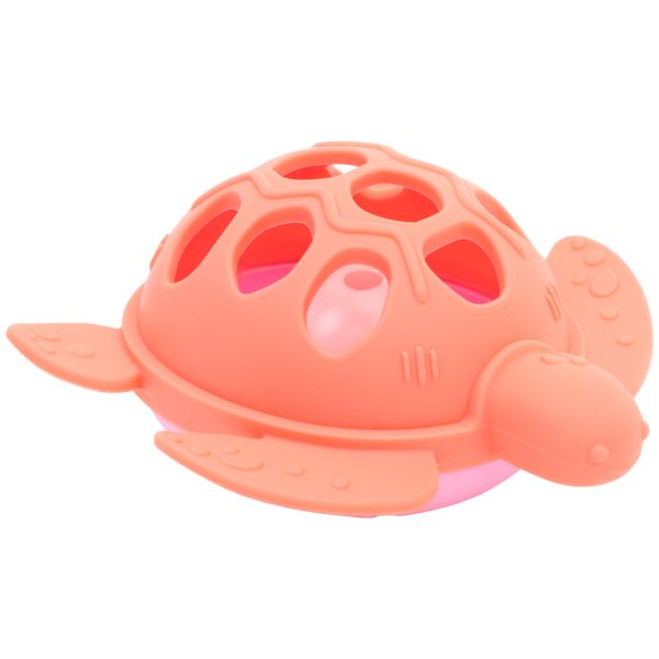 Mordedor Buba Tartaruga Rosa em Silicone